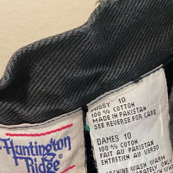 Vintage black denim skirt - Picture 4 of 4